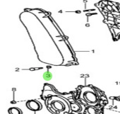 Nanni Diesel 970312573 - Sealing Washer for Timing and Gear Case Assemblies
