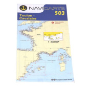 Navicarte Map 503 Toulon - Cavalaire - Iles d'Hyères