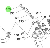 Bukh 15841-5135-0 - Injection Pump Bleed Screw for EPA28 and EPA36 Engines