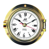 Plastimo 12765 - 4" solid brass porthole clock