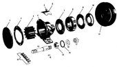 Jabsco 1737-207 - Spare Shaft for 6490-222/223