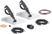 SeaStar STT3105R - Trim Tab Set Stroke 5.7cm Actuator 29cm Standard Tabs 12"X12"