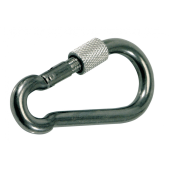 AISI 316 Carabiner With Safety Screw Ø6x60 mm