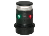 Aqua Signal AS 34 Serie LED Tricolor/Mast Black 2NM
