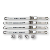 Hurley 4-Point Tie Down Package White