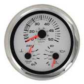 Veethree 780742PDFE - Argent Pro Multi Instrument (3 Funtions: Speed/Temperature/Oil Pressure)
