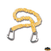 Trem B1400205 - Elastic Belt For Safety Harness With Two Snap Hooks In Stainless Steel 100-190 cm