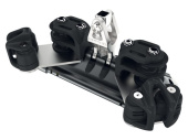 Lewmar 29432814BK - SZ2 TB Car With Upstand + 4 Sheaves + Cleat