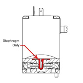 Parker 99-1130 - Village Marine Product Diversion Valve Diaphragm (Fits Valve 19-1124)