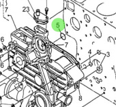 Nanni Diesel 970312952 - O-Ring for Timing Gear Case