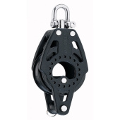 Harken HK2601 Carbo Single Air Block 57 mm with Becket for Rope 10 mm