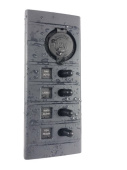 Connex SP4PM-12V - Switch Panel, 4 Switches and 12V Socket
