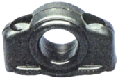 Allpa Nylon Bullseye Fairlead, Max. Ø12mm, Black