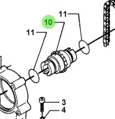 Bukh 000E5100 - Hand Start Sprocket for DV36 and DV48 Engines