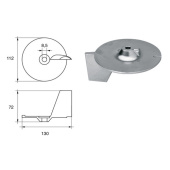 Bukh PRO L8150806 - Anode F/HONDA EngineS