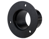 Shields Plastic Flange Black; UV-Stabilized