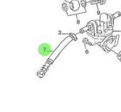 Nanni Diesel 970302330 - Fuel Supply Hose Assembly for HE Series Engines