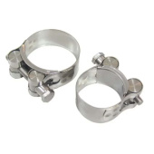 Nuova Rade 10284 - Heavy-Duty Hose Clamp Stainless Steel 316 Band 22mm 44-47mm