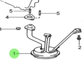Nanni Diesel 970312196 - Oil Pump Strainer Sub-Assembly for T4 Series Engines
