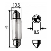 Hella Marine 8GM 002 091-131 10W 12V Festoon Bulb