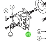 Parker 12176404DP 215 GPH Rotary Vane Pump #17
