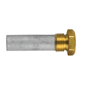 Tecnoseal 01321T - Yanmar Pencil Anode Ø12,7 L.38 With Brass Plug 3/8''NPT