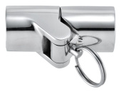 U-Hardware Tube Hinge With Pullpin 25 mm