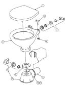 Johnson Pump 81-47504-01 - Mechnical Seal Motor Shaft Silent Electric & Silent Premium Electiric Toilet