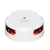 Lopolight 201-014-WH-UL - Navigation Light 2NM 360° Red, White Ceramic Coated, UL