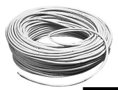 Osculati Marine Bipolar Electrical Cable IEC 60332-3-22 – Black/Red Conductors, 50 m Roll