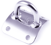 SeaSure 16.03 Dinghy Mast Plate with Vertical Eye, 42 x 50 mm, 316 Stainless Steel
