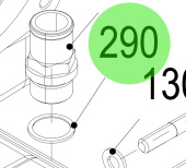 Steyr 9000815-0 - Profiled Gasket Ring to DIN 3869 22 in FPM