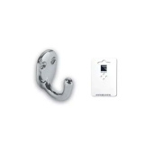 Foresti & Suardi 220.C - Coat Hook 40x20x30 mm Chrome Blister