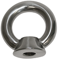 Allpa Stainless Steel Eye Nut, A=33mm, B=36mm, C=8mm, D=8mm