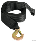 Osculati Nylon Trailer Winch Strap with Safety Shackle, 1800-2500 kg Breaking Load