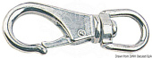 Osculati AISI 316 Stainless Steel Swivel Snap Hooks for Closed Eye Jibs