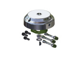 Ultraflex 42850N - X91 Chrome Bezel, 90° Mounting For T91/T93 Steering System
