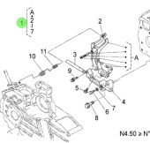 Nanni Diesel 970313073 - Governor Lever Fork Assembly for N4 Series Engines