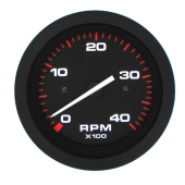 Veethree 58136E - Amega Domed Tachometer 4000 RPM (Diesel) (Alt.)