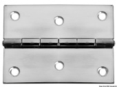 Osculati 38.467.85 - Hinge Mirror Polished Stainless Steel 75x75 mm