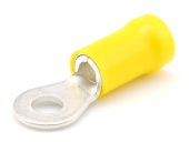 Ring Terminal - Yellow, 4.3mm, 50 pcs