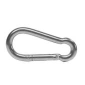 Belship 721606 - AISI Stainless Steel 316 Polished Carabiner 60mm (10 pcs)