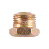 Hollow Nipple 1/4" Outer Thread Straight