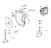 Vetus STM5443 - Gearbox HBW 40 NED 2.7:1