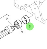 Nanni Diesel 970311117 - Camshaft Metal Component for 4.330TDI, 4.340TDI, and N4.115 Engines