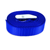 Trem Blue Polyester Lashing Strap with Zamak Quick-Release Buckle 25 mm, 150-400 cm