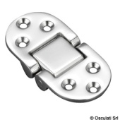 Osculati 38.842.20 - Stainless Steel Hinge with holes 76x38 mm