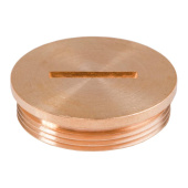 Separate Screw Plug, Deck Filler 1" Thread