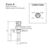 VDO 360-081-030-019C - Oil pressure Sensor 10bar/150psi, 1p, M12