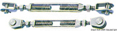 Osculati AISI 316 Eye-to-Eye Rigging Screws with Two Fixed Jaws